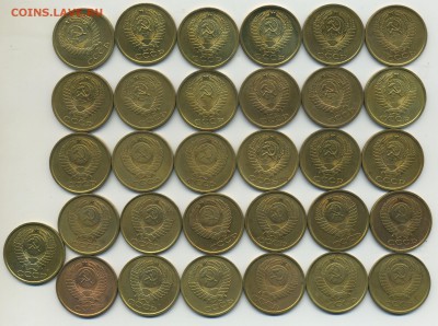 5 копеек 1961-1991 + 1990м до 22.04 22-00 - 5k1961-91a