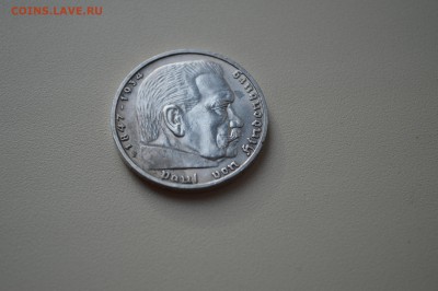 5 рейхсмарок 1938 год серебро с 200 руб - DSC_0033 (2).JPG
