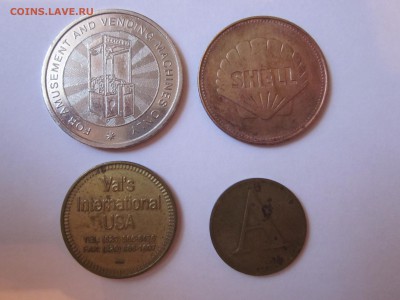 Жетоны 4 шт, игровой, польский телеф до24.04 - IMG_1303.JPG