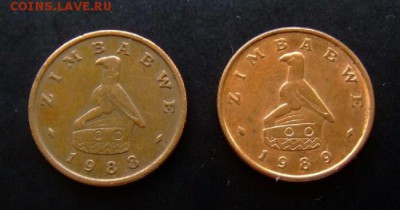 4 - Зимбабве (набор - 1 цент) (2 шт.) А