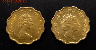 4 - Брит. Гонконг (набор 20 центов) (2 шт.) А
