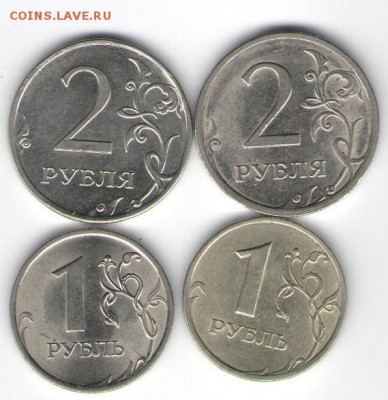 Нано расколы на 1 рубле и 2 рублях, до 25.04.14 - расколы 001