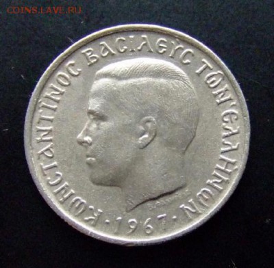 4 - Греция 1 драхм (1967) «Константин II» А