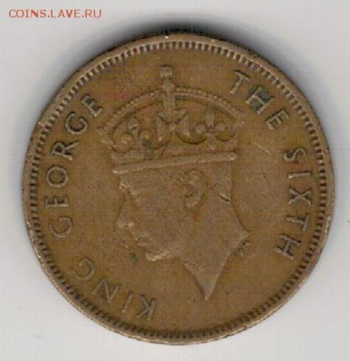 Гонконг 10 центов 1949 до 27.04.15 в 22.00мск (А958) - 4-г10ц49