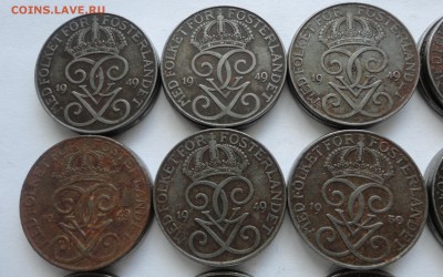 5 Оре Швеция. 1943-1950-е гг. Всего 46 монет. - DSC00009.JPG