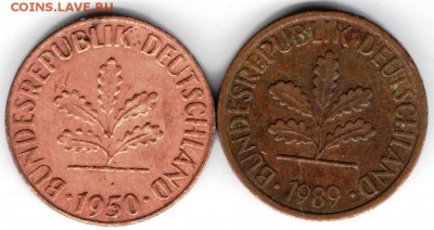 10 пфеннигов 1950F и 1989J до 29.04.15 в 23.00 - Копия (7) Изображение 002