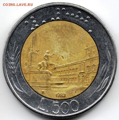 500 лир 1982 г. Италия до 29.04.15 г. в 23.00 - Копия (9) Изображение 003