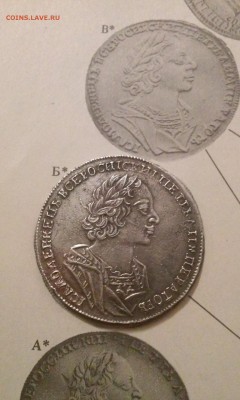 Рубль 1725 г.в. - рубль 1725 г.