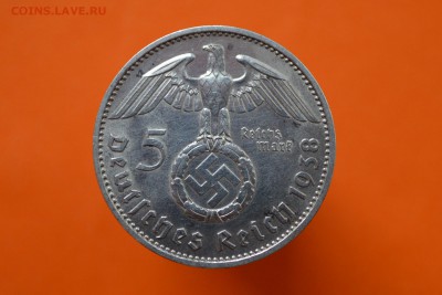 5 рейхсмарок 1938 год серебро с 200 руб - CSC_0009.JPG
