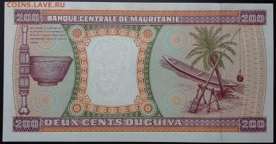 Кораблики на банкнотах - мавритания_200_уггий_1989_1м