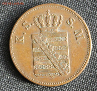 С 1 руб.КОРОЛЕВСТВО САКСОНИЯ 2 пфеннига 1856г. UNC до 30.04. - IMG_5100.JPG