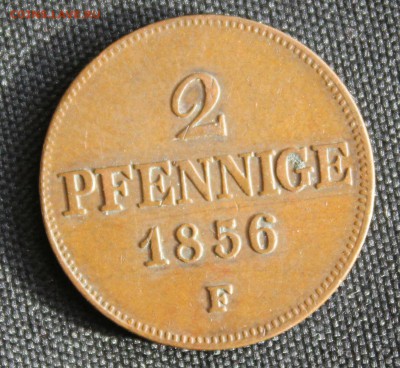 С 1 руб.КОРОЛЕВСТВО САКСОНИЯ 2 пфеннига 1856г. UNC до 30.04. - IMG_5099.JPG