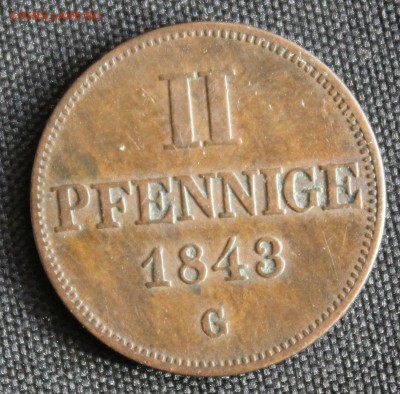 С 1 руб. САКСЕН АЛЬТЕНБУРГ II пфеннига 1843г. до 30.04.15г - IMG_5095.JPG