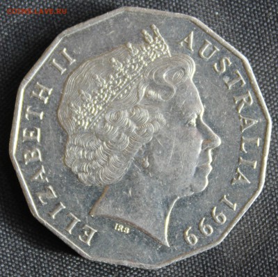 С 1 руб. АВСТРАЛИЯ 50 пенсов 1999г. 3-й портрет  до 30.04.15 - IMG_5066.JPG