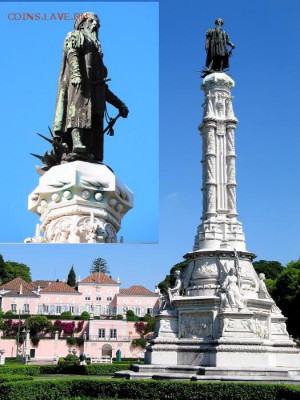 Монеты с Корабликами - monument_to_afonso_de_albuquerque