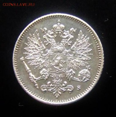 4 - Финляндия (Русская) 25 пенни (1916) Ag А