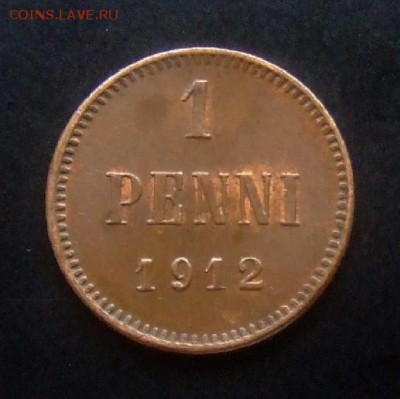 4 - Финляндия (Русская) 1 пенни (1912) Р