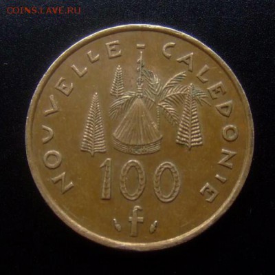 4 - Новая Каледония 100 франков (1994) «Коническая хижина островитян» Р