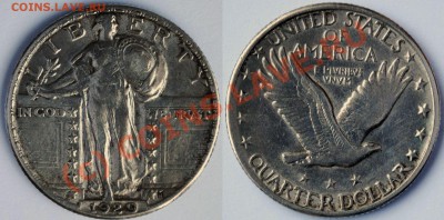 25 центов 1929 США - 111111