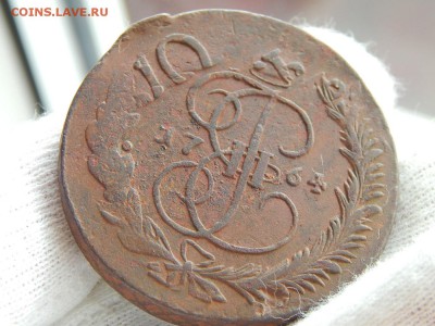 5 копеек 1764мм и 1766 спм перечеканы - 2