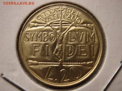 Ватикан 20 лир 1993 до 27.04.15 в 21.00 М - IMG_3449
