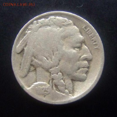 4 - США 5 центов (1925) «Бизон; индеец» А