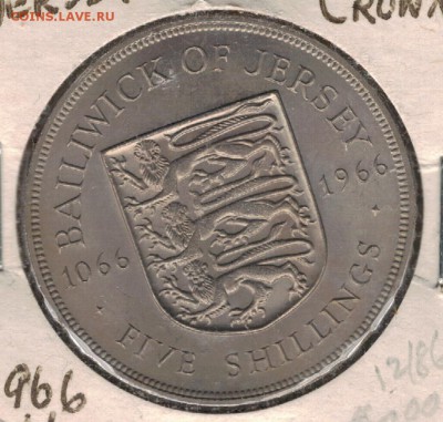 ДЖЕРСИ 5 ШИЛЛИНГОВ 1966 ЮБИЛЕЙ ДО 30.04.15 В 22.00МСК (А930) - 4-д1