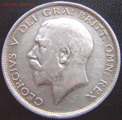 Великобритания_полкроны 1920. Серебро; до 26.04_22.22мск - 9785