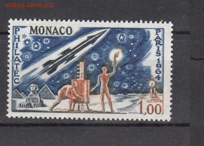 марки Монако космос 1964г - 28