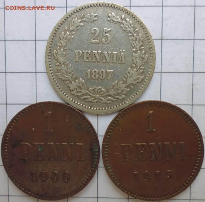 1 пенни 1900 и 1915, 25 пенни 1897 г. (7) до 29.04 22-00 - P1020381.JPG