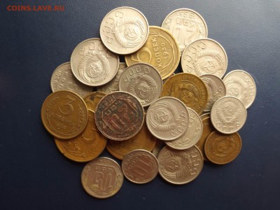 отличная мелочь 1928-1957г. 30 штук - DSCF5566.JPG