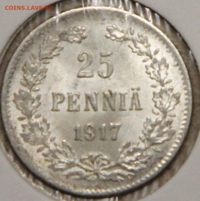 25 пенни 1917 S Финляндия с короной КОРОТКИЙ до 28.04 UNC - IMG_4316.JPG