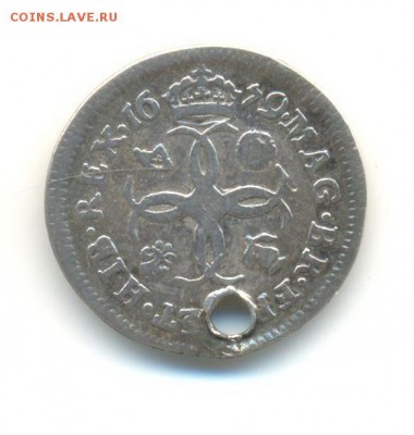 Ag. Британия 4 пенса 1679. Чарльз II. отверстие. до 29.04 22 - 24