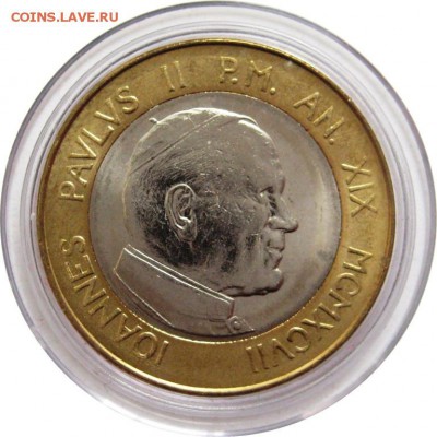 1000 лир, Ватикан 1997 UNC - lot-201297-2