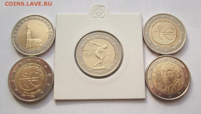 2 евро Юбилейные 5шт:Афины, 10 лет Евро, Гамбург, Хелена - 100_2334.JPG