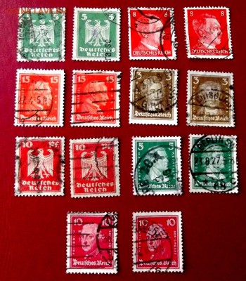 Марки Германия рейх 14 шт. до 3.05.15г. до 22-00 мск - DSCF3344.JPG