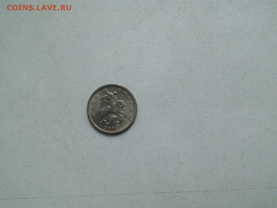 1 копейка раскол 10 копеек непрочекан - 1 копейка раскол