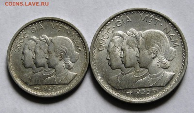 Южн. Вьетнам, 10 и 20 Су 1953 "Три сестры" СОХРАН ! (30.04) - P1011906.JPG