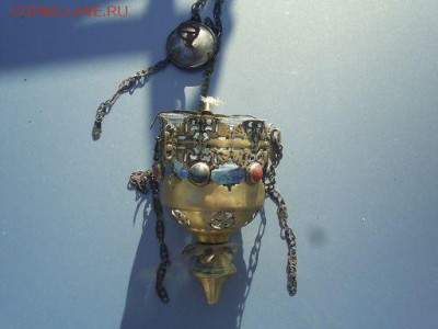 Лампадка старая, латунь. Датировка и оценка. - SUC50656