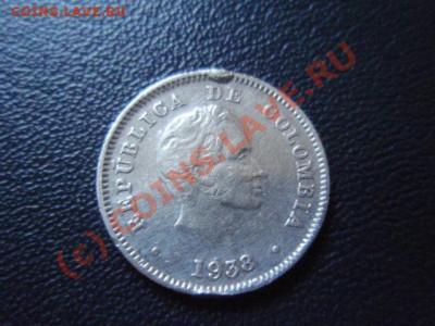 Колумбия 10 сентаво 1938 Ag до 01.07 в 21.00 М - P6283328.JPG
