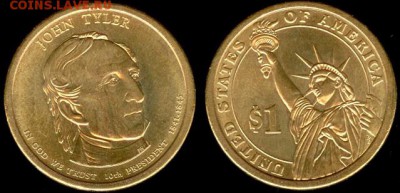 США-1 доллар, Джо́н Та́йлер-2009,21.00 мск 05.05.15 - США-1 доллар, Джо́н Та́йлер