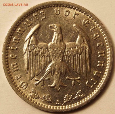 Германия. 1 Рейхсмарка 1937 А до 04.05.2015 в 22:0 - 1РейсМарка1937А_2.JPG