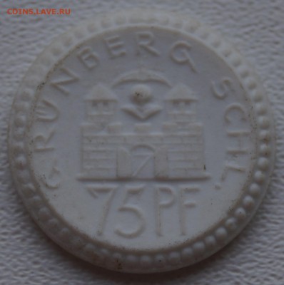 Германия.Керамика. Нотгельд.75 пф. Грюнберг. до 04.05.2015 - Нотгельд_11.JPG