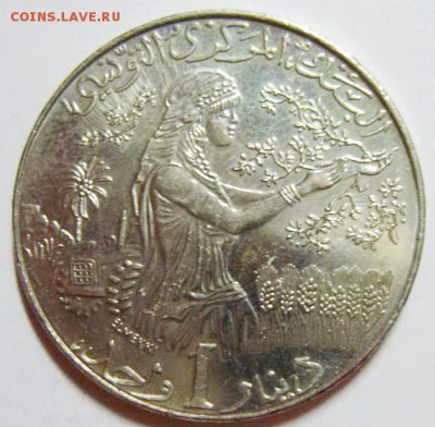 1 динар ТУНИС 1997г UNC- до 01.05.15г - 37685_1_exposure
