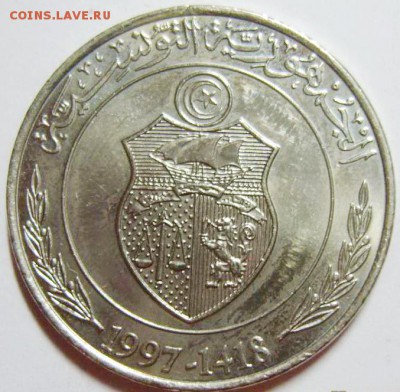 1 динар ТУНИС 1997г UNC- до 01.05.15г - 37685_2_exposure