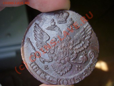 5 копеек 1791г. ЕМ - пятак91
