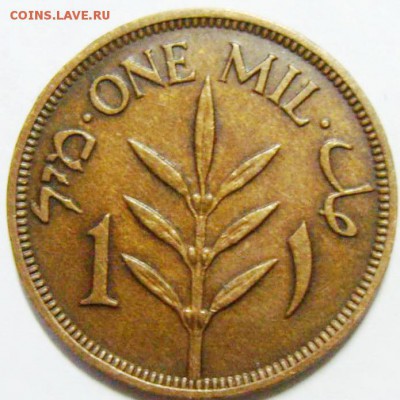 1 милс ПАЛЕСТИНА 1937г UNC до 01.05.15г - 16327_1_exposure