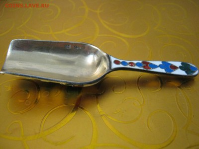 Совочек для сахар (серебро-эмаль) ! - IMG_9013.JPG