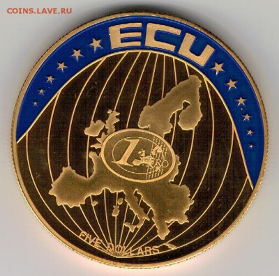 Либерия 5$ 2003 Деньги Европы до 04.05.15 в 22.00мск (Б55) - 4-лБ1