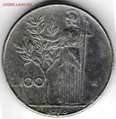 100 лир 1978 г. ИТАЛИЯ до 06.05.15 г. в 23.00 - Копия (19) Изображение 002